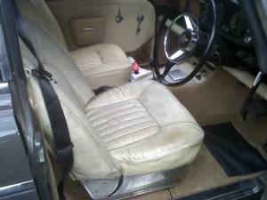 Rover v8 front seat.These are expensive to restore or recover